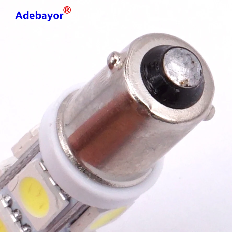300X Авто BA9S t11 9SMD 6523 1895 W6W T4W 9 led smd 5050 свет 12V рулевой указатель поворота панель для