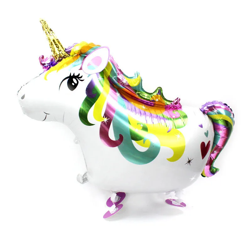 new ZL Unicorn Смешанные воздушные шары с гелием в виде животных, милая кошка, собака, панда, динозавр, тигр, воздушные шары для домашних животных, украшения для вечеринки на день рождения для детей и взрослых - Цвет: new ZL Unicorn