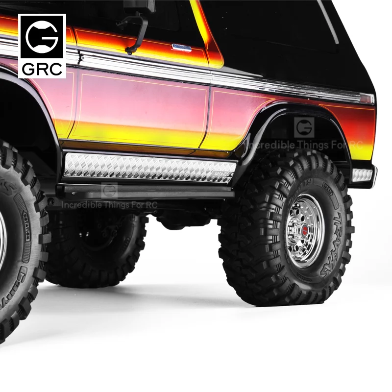 GRC TRX4 T4 Бронко металлическая защитная пластина анти скребок украшения RC гоночный