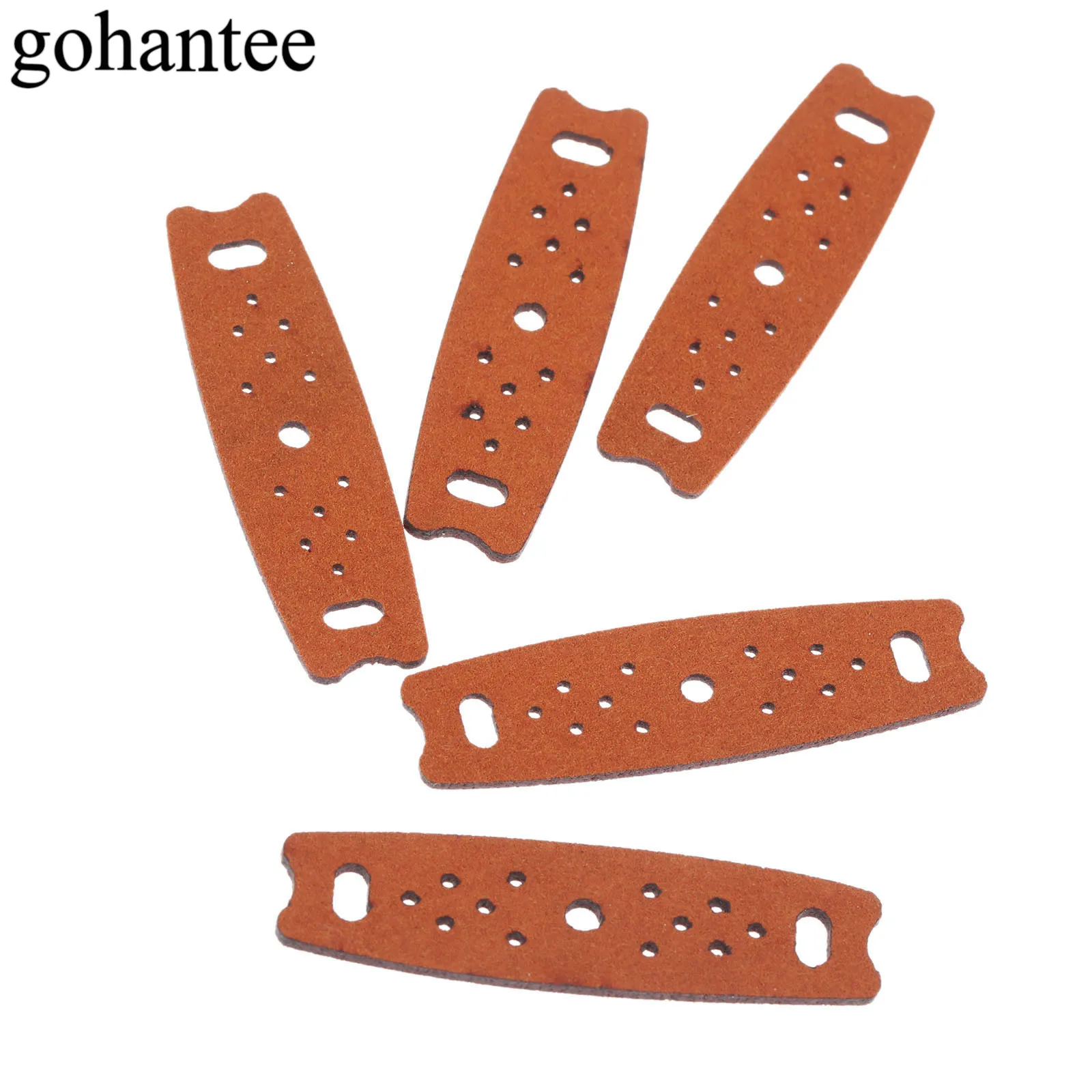 Gohantee коричневый 5 шт. рогатки чехлы из микрофибры с центровым отверстием для