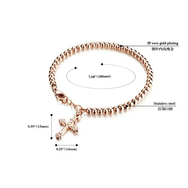 Браслеты для Для женщин Cross Подвески День Святого Валентина творческий подарок