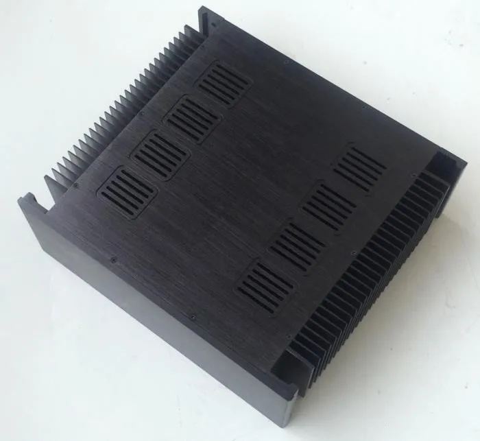 BZ4315A алюминиевый корпус Amp чехол усилитель мощности Корпус DIY шкаф коробка с радиатором