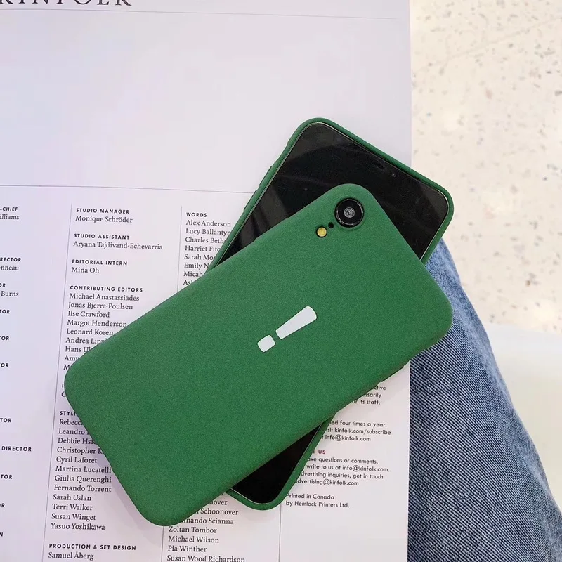 Чистый цвет трава зеленая простая! Подходит для Apple 6/6S Чехол мобильного телефона