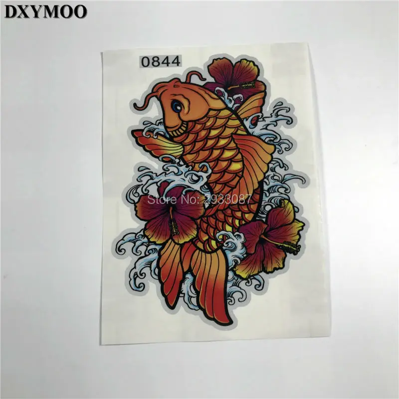 

4 Sizes Outdoor Sports Go Fishing Animal Fish Carp Car Sticker Auto Window Tail Decals Reflective 3M H0844