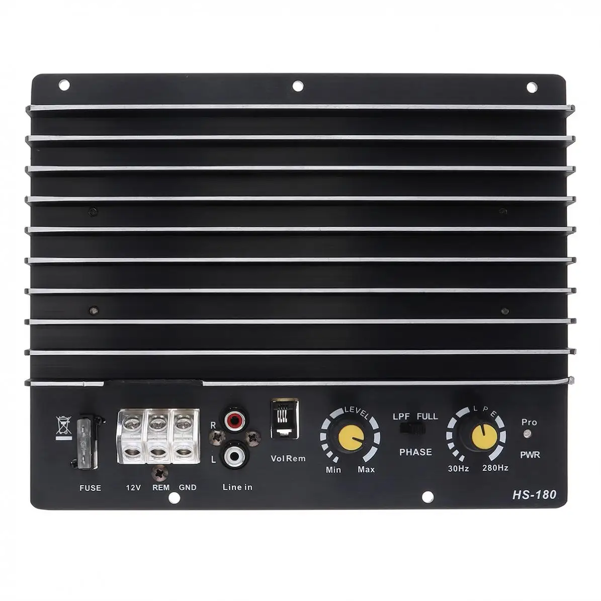 Черный 1000w 12V Мощность Фул бас автомобильный сабвуфер аудио аккустическая система для Мощность Плата усилителя для автомобильного аудио/тихий звук работы Динамик