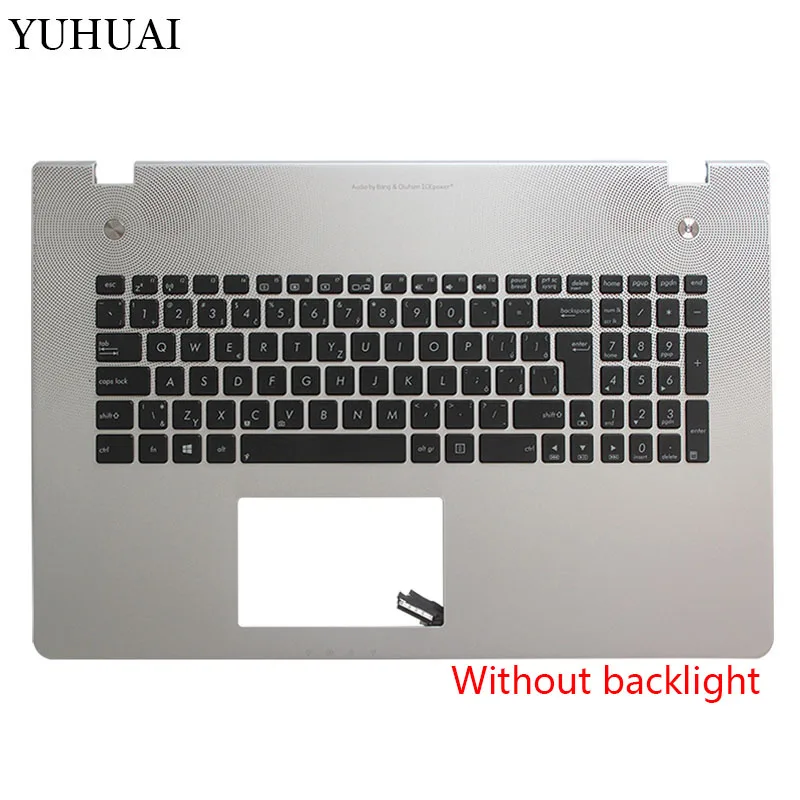 New Czech Keyboard for Asus N76 N76V N76S N76VM N76VB N76VJ N76VZ CZ Laptop keyboard with/without backlit Palmrest Upper | Компьютеры и