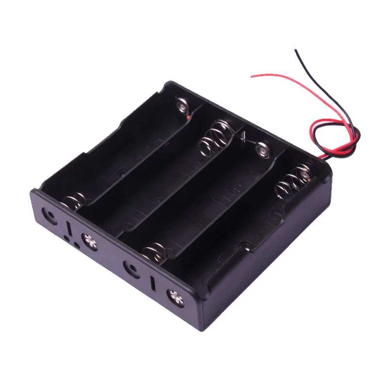 Glyduino Multi Slot 18650 Mobile 4 зажим для аккумулятора Жесткий корпус держатель с проводными