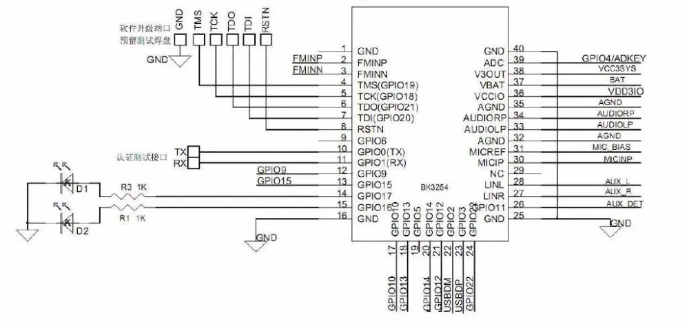 1 шт. BK3254 Bluetooth модуль V4.1 F6888 стерео аудио модуль FM радио/TF карта/U диск/инфракрасный пульт дистанционного управления