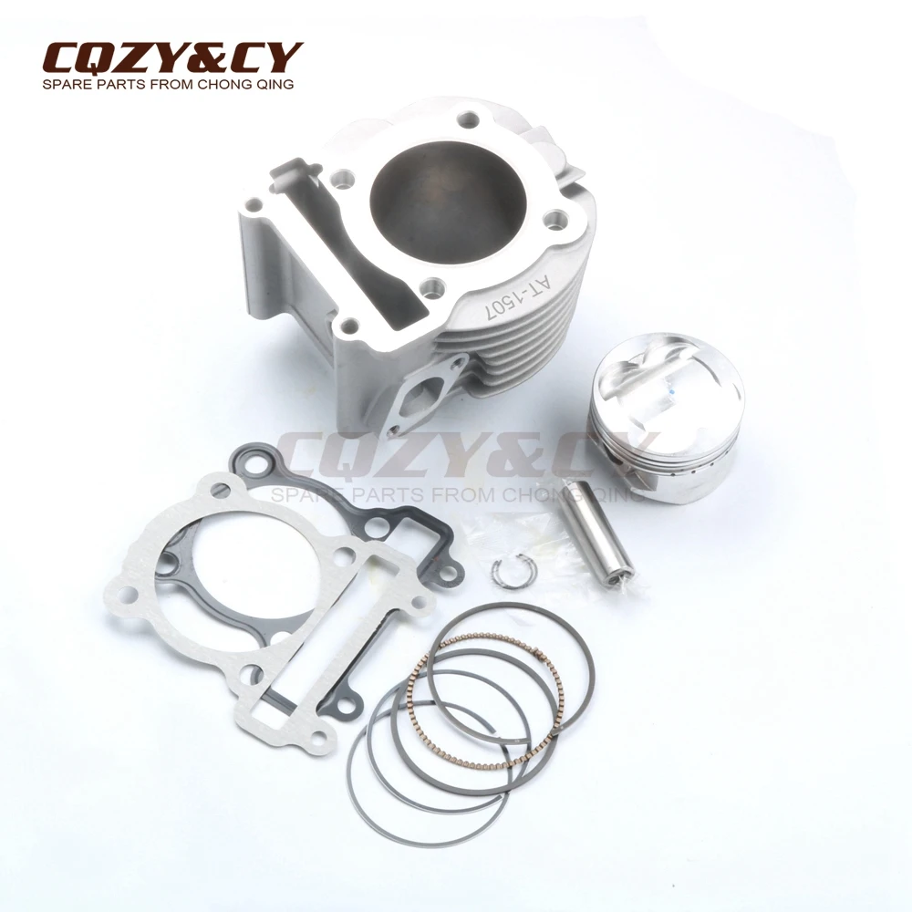 181cc Большой Диаметр цилиндра комплект для YAMAHA BWS ZUMA 125 YW125 CYGNUS-X/-SR/-FI 4V 1210A-5TY-K630 63 мм/15 мм