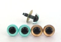 blue and gold color 10 5mm round safety eyes for diy doll