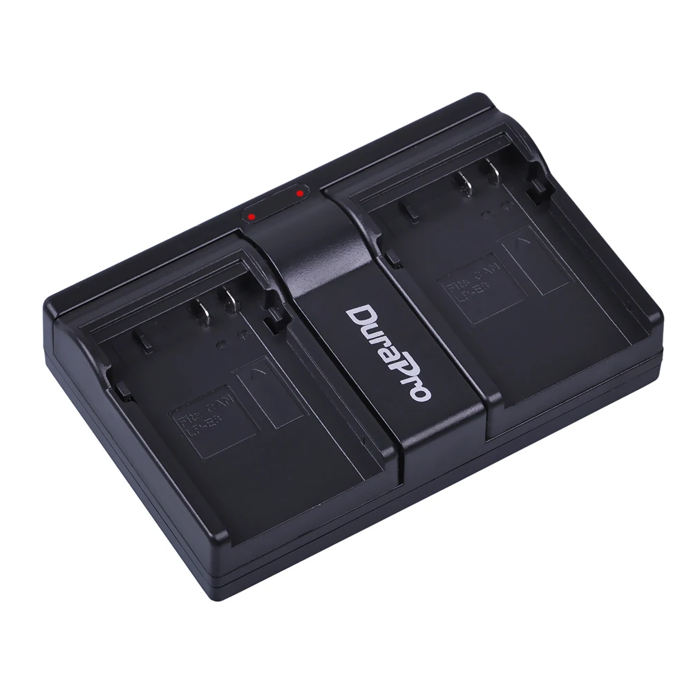 Зарядное устройство с двумя USB-портами для камер Canon EOS 550D 600D 650D 700D kiss X4 X5 X6i X7i Rebel T2i