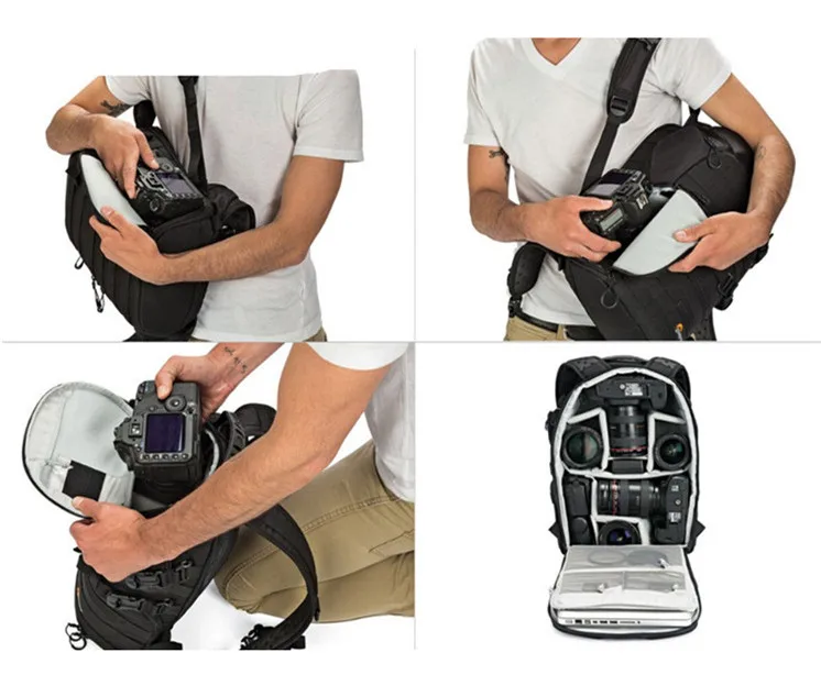 Новая Подлинная Lowepro ProTactic 450 aw сумка для камеры на ремне SLR сумка для камеры рюкзак для ноутбука с любой погодой 15,6 дюймов Lapto