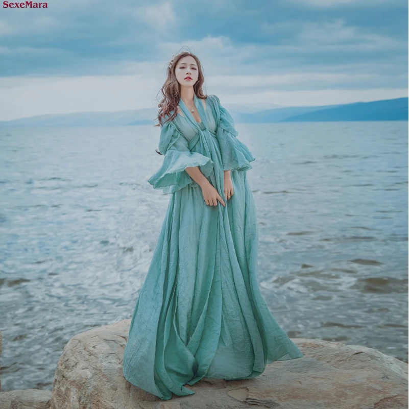 Модное Длинное Бандажное платье с рукавами фонариками 2021|fashion long dress|long dressdress fashion