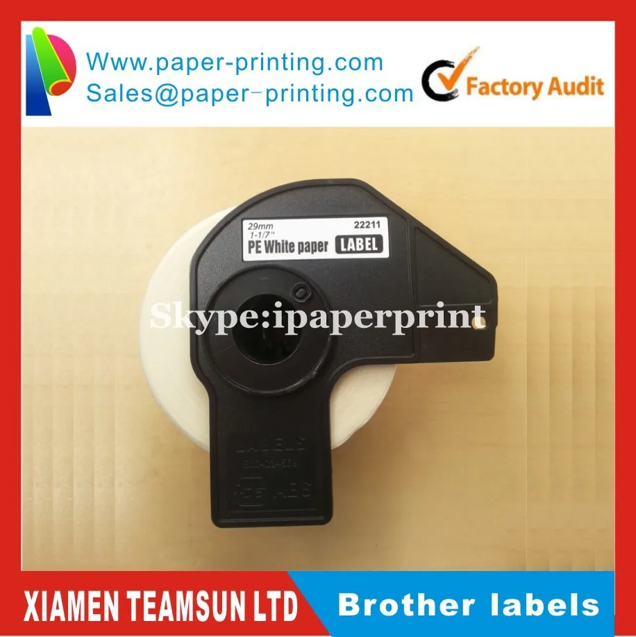 1x рулон совместимый с brother Φ dk 22211 dk22211 непрерывные этикетки 29 мм x 15 24 м|brother label|label