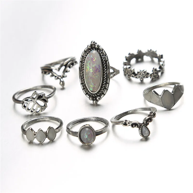 Коми богемный ретро Кристалл цветок листья полый Лотос драгоценный камень