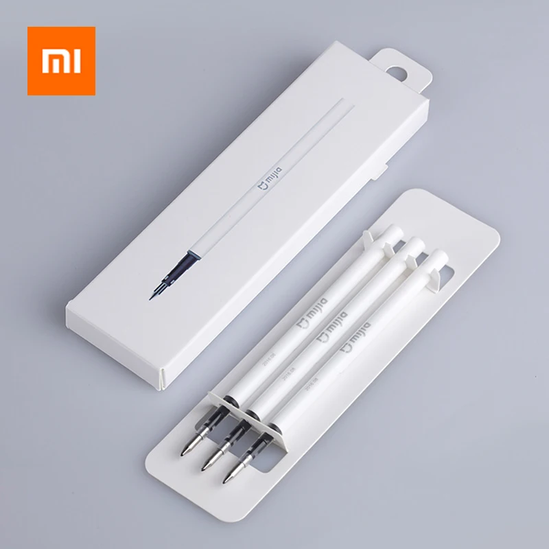 Xiaomi Mijia ручка 0 5 мм гелевые чернила швейцарские пополнения роликовый шариковый