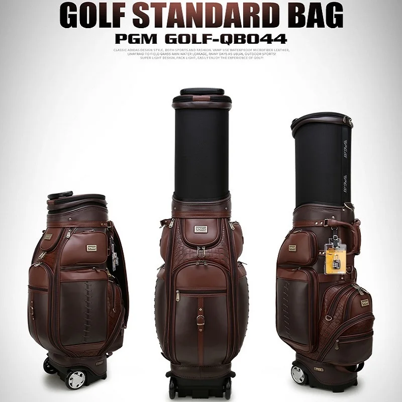 Send rain cover!PGM genuine Sport club standard ball bag package men golf stretching Microfiber Multifunctional aviation package