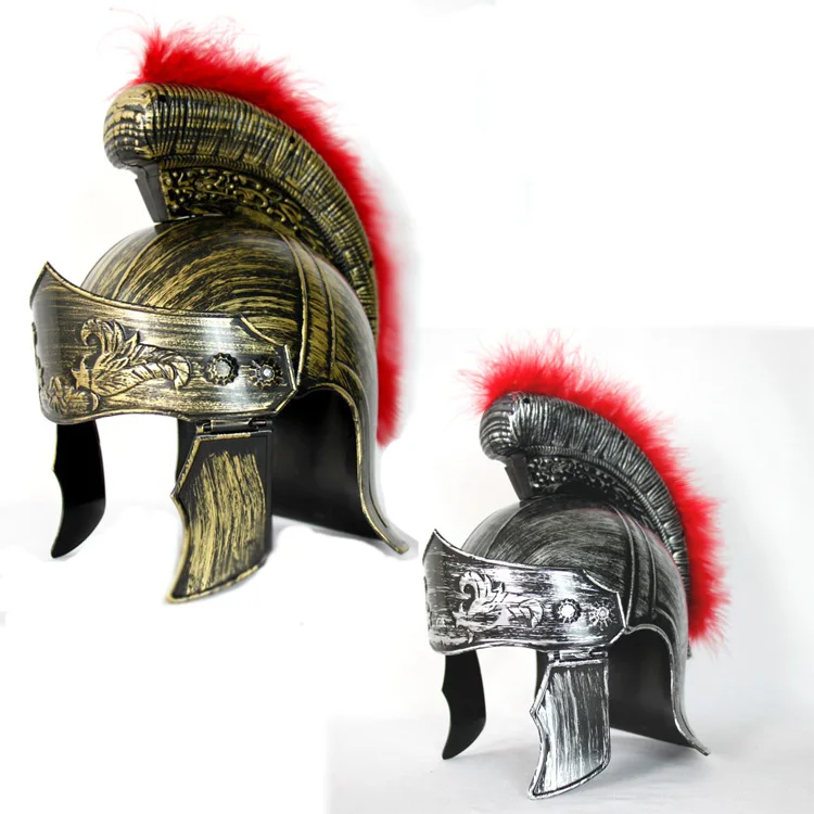 Halloween Adult Ancient Generals Plastic Helmet Ancient Rome Cosplay Props Toy
