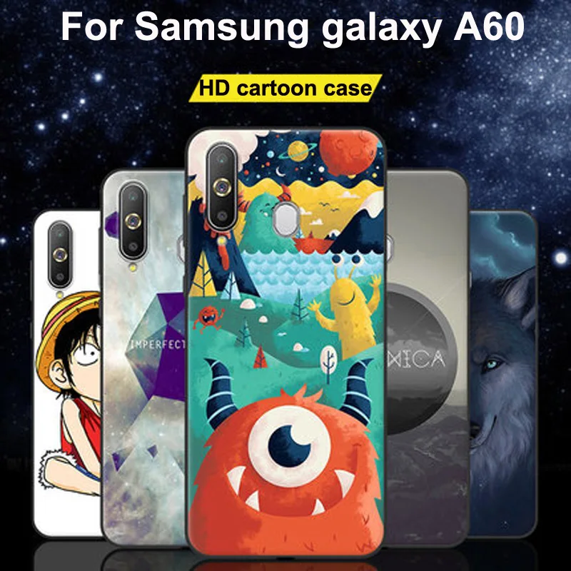 Чехол для Samsung galaxy A60 мягкий силиконовый чехол телефона из ТПУ A606F A606 Защитные
