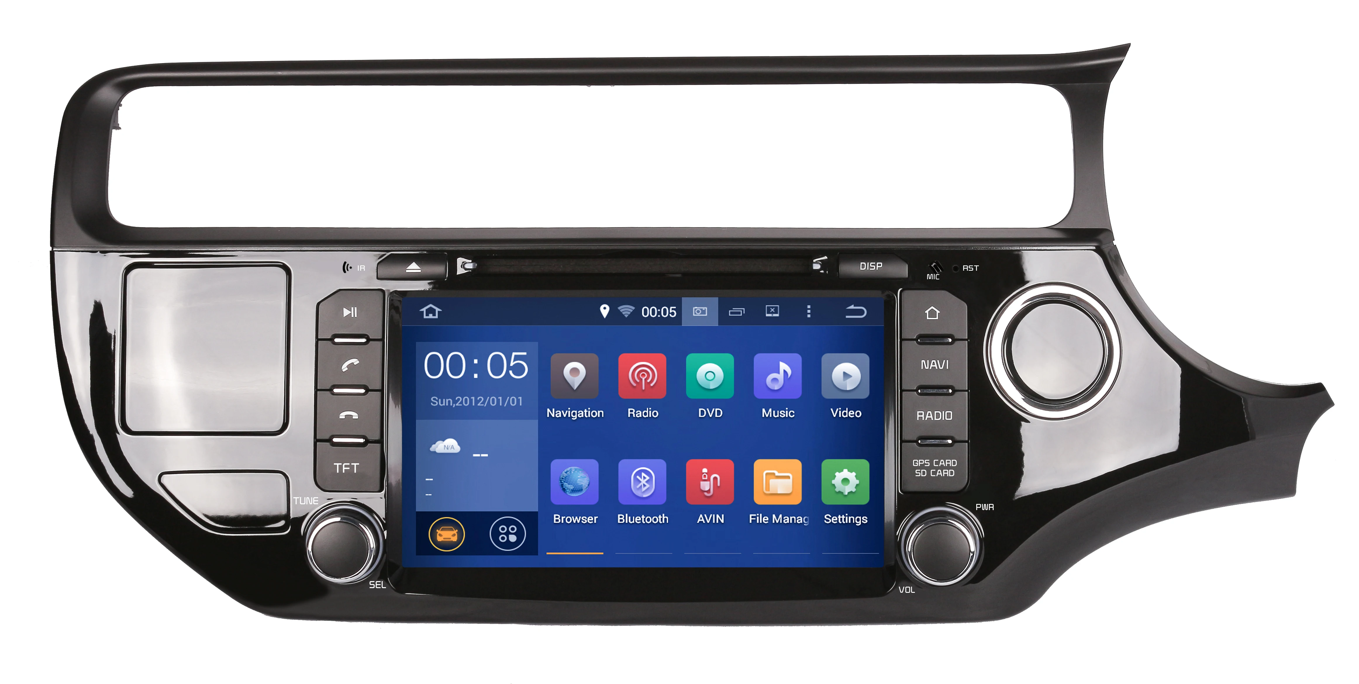 Автомобильный dvd-плеер с gps 4 Гб ОЗУ Android 10 для Kia rio k3 2015 2016 RHD in приборная панель