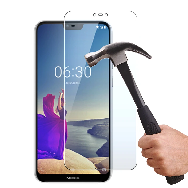 Защитное стекло для nokia 6 закаленное 2 3 5 7 plus x6 Защитная пленка экрана 9h | Мобильные