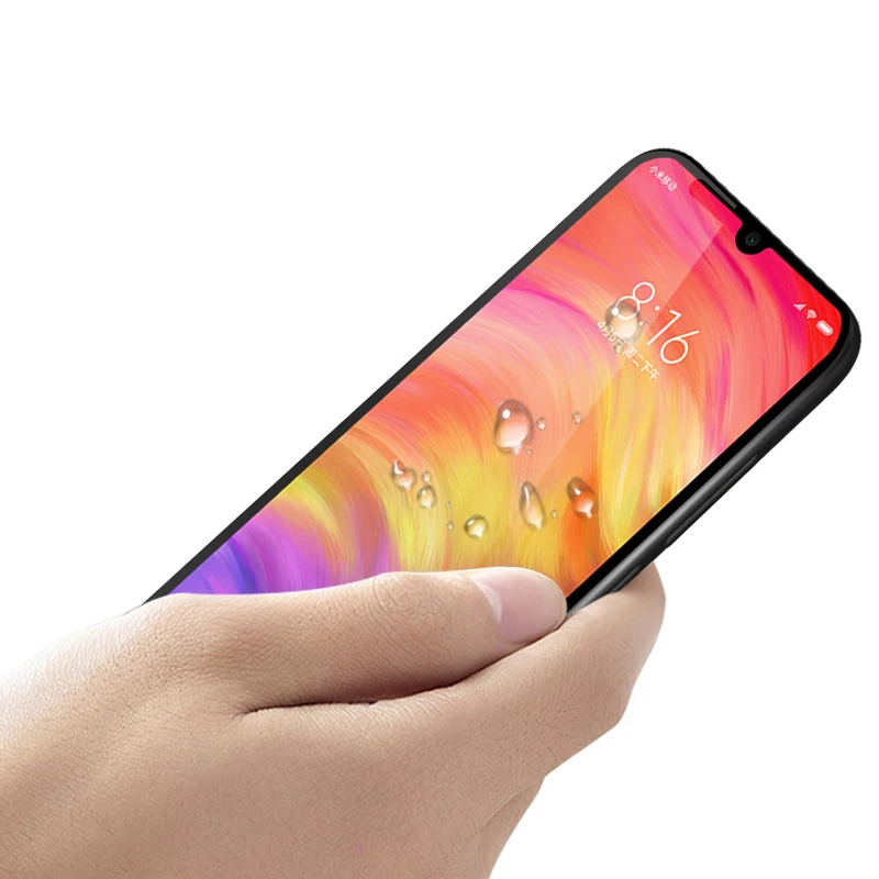2 шт Полное покрытие закаленное стекло для Xiaomi Redmi 7 защитная пленка экрана 6 26