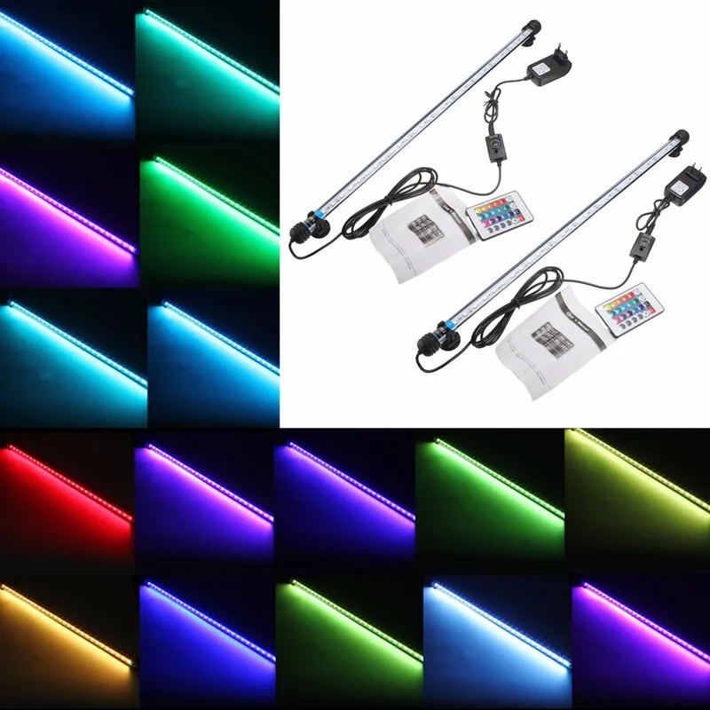 Аквариум Водонепроницаемый светодиодный светильник барный резервуар для рыбы