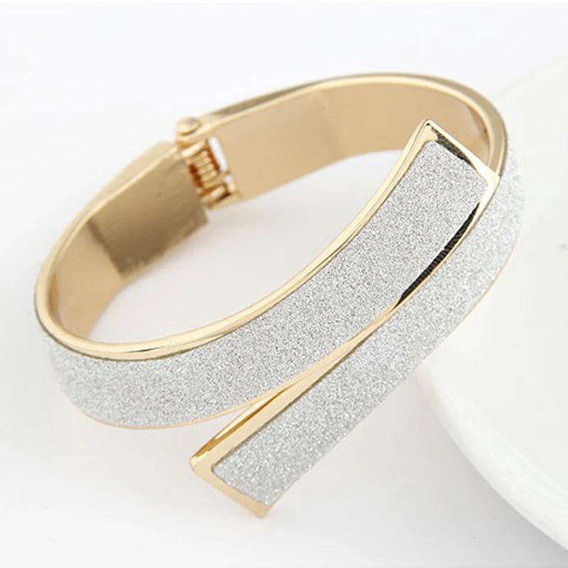 Браслеты Мода золото/серебро на запястье и для Для женщин мужчин Jewelry женский