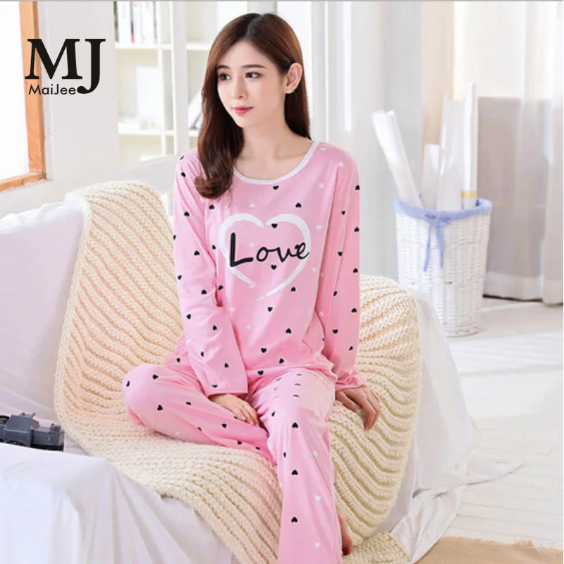 

MJ077A 2018 Lovely Korean Silk Sexy Lingerie Pyjamas Women Pajamas Pajama Set Pijama Mujer Pigiama Donna Pyjama Femme Night Suit