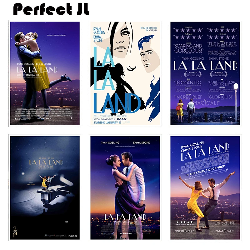 Декор для дома La Land бумажный плакат с белым покрытием настенный стикер украшение