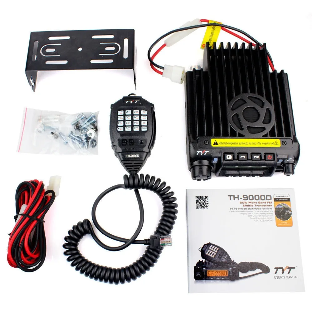 TYT TH9000D UHF 450-460MHz 50W 200CH ham двухсторонний приемопередатчик групп скремблер