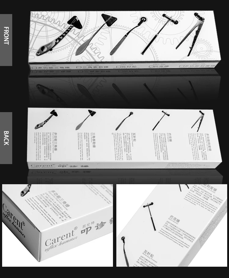 CARENT 7 типов Talyor wartenberg вертушка люкс медицинский неврологический ударный диагностический рефлекторный молоток