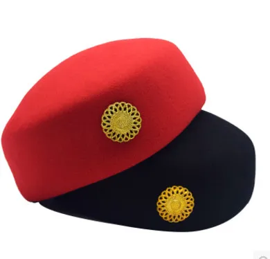 aliexpress.com - adults airline stewardess cap music cap honour guard hat hotel reception uniform cap navy hat performance cap waitress hat