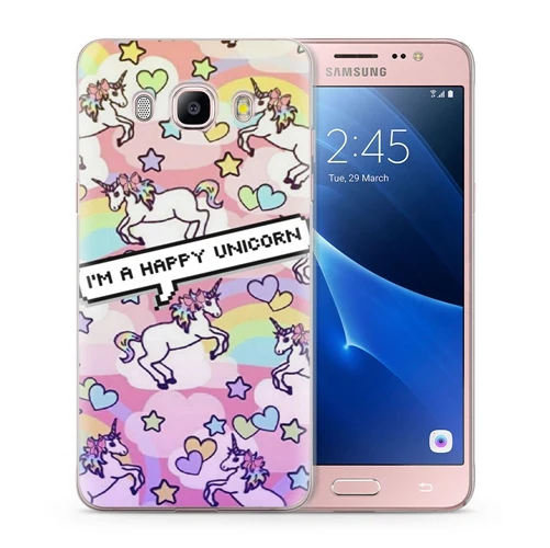 Coque For Funda Samsung Galaxy J5 2016 Case J510 J510F Tobacco Leaf Pattern Clear Soft TPU Silicone Q020 |