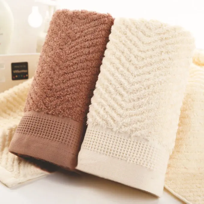 Сплошной толстый дома ручной Полотенца из египетского хлопка для взрослых 35x80 см