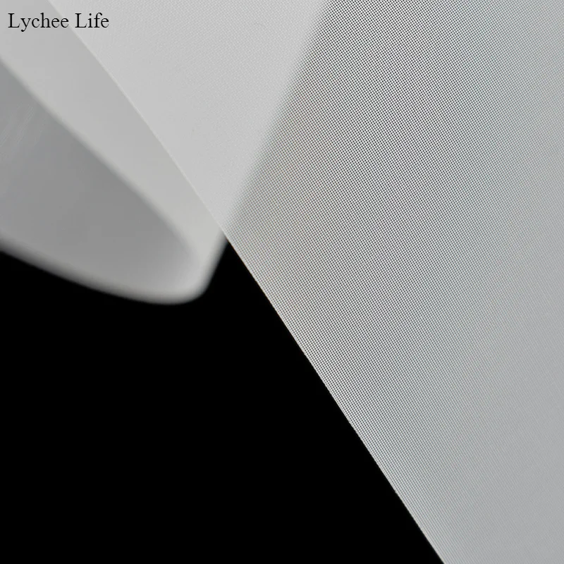 Шелкография из полиэстера Lychee Life 100*127 см белая сетка сделай сам текстильное