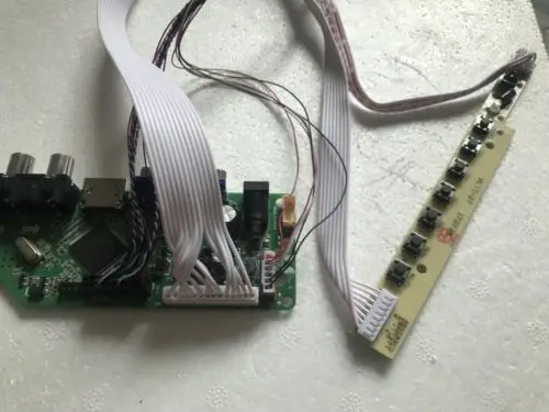 Для LQ154K1LB1B экран ЖК дисплей драйвер платы ТВ+ HDMI VGA CVBS usb-комплект плате контроллера T. VST56 доска