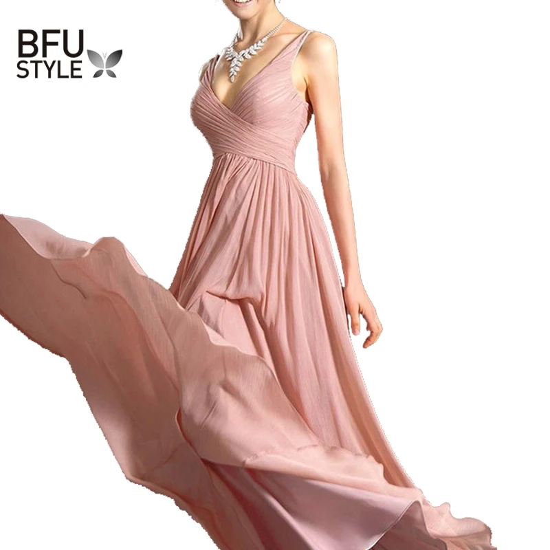 Платье женское шифоновое с открытой спиной пикантный элегантный халат V-образным