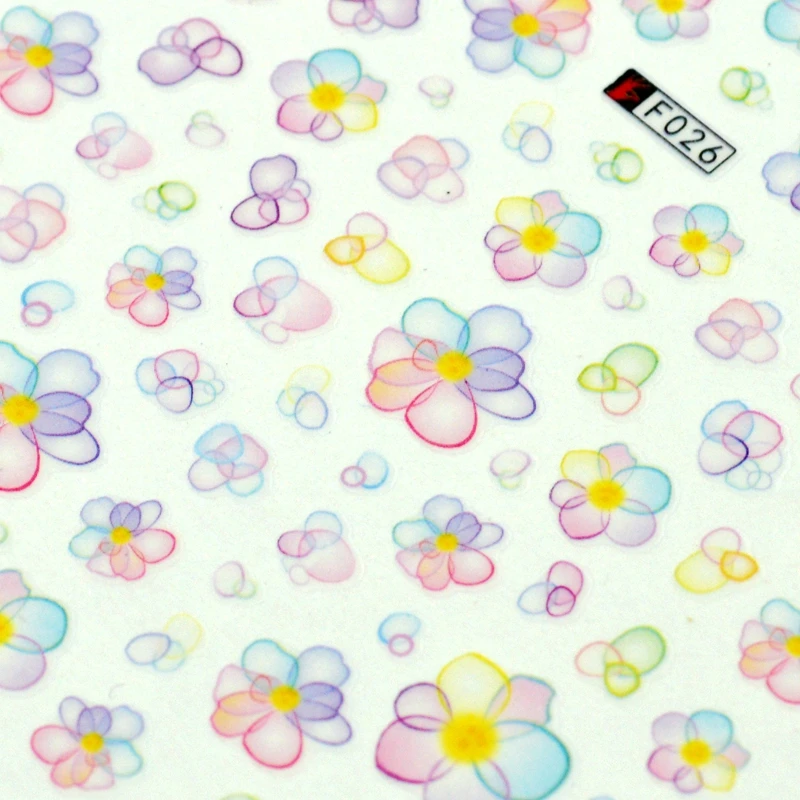 10 листов декоративные наклейки для дизайна ногтей | Красота и здоровье