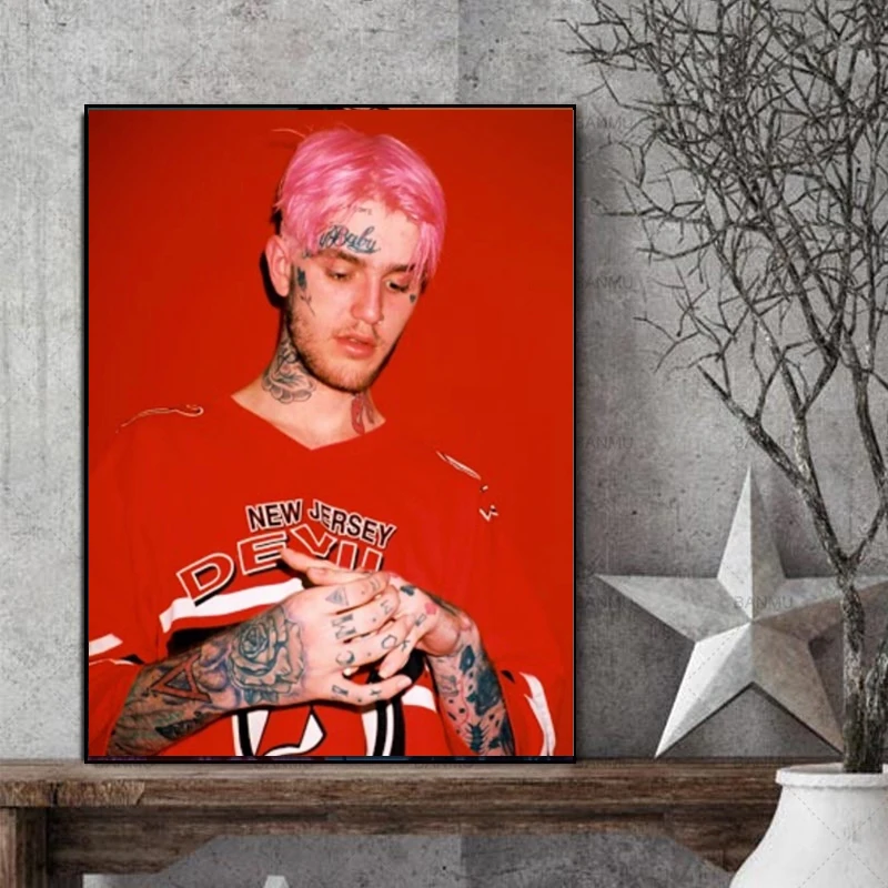 Did Lil Peep Die Wall Art на холсте плакаты и принты, Картина на холсте, декоративная картина маслом для спальни, украшение дома, произведение искусства