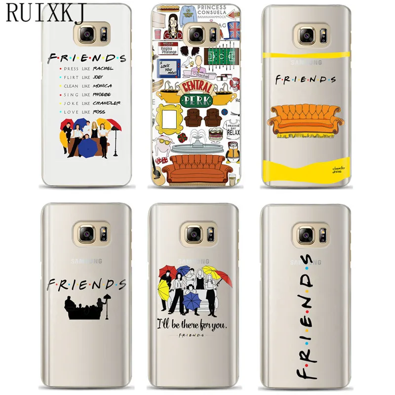 Мягкий чехол для телефона RUIXKJ Friends TV Show забавный Samsung Galaxy S6 S7 Edge S8 S9 Plus A520|Бамперы| |
