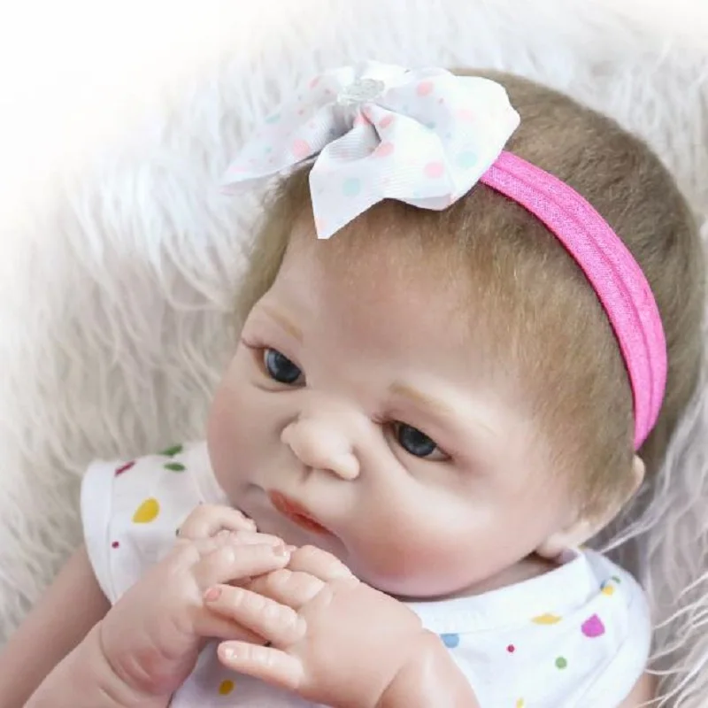 Nicery 22 дюйма 55 см Bebe Reborn Baby Doll Жесткий Силиконовый мальчик девочка игрушка подарок