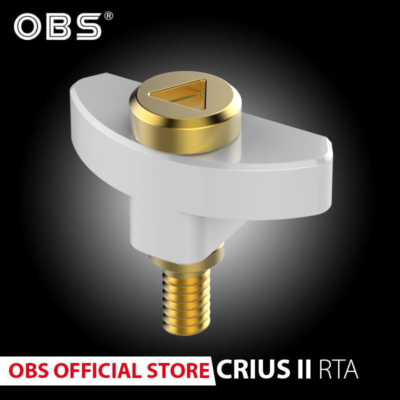 100% оригинальные аксессуары obs подходят для crius II rta и rda циркониевые высокие