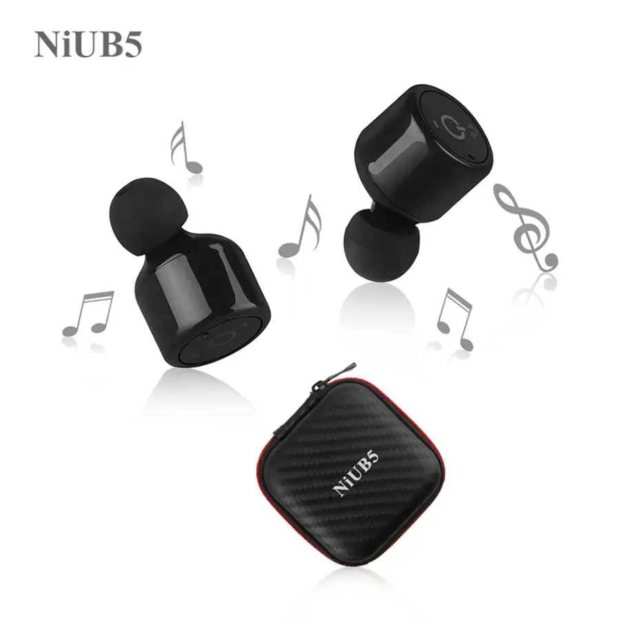 Twins True Wireless Bluetooth наушники NiUB5 X1T Mini невидимые беспроводные CSR 4 2 вкладыши с защитой