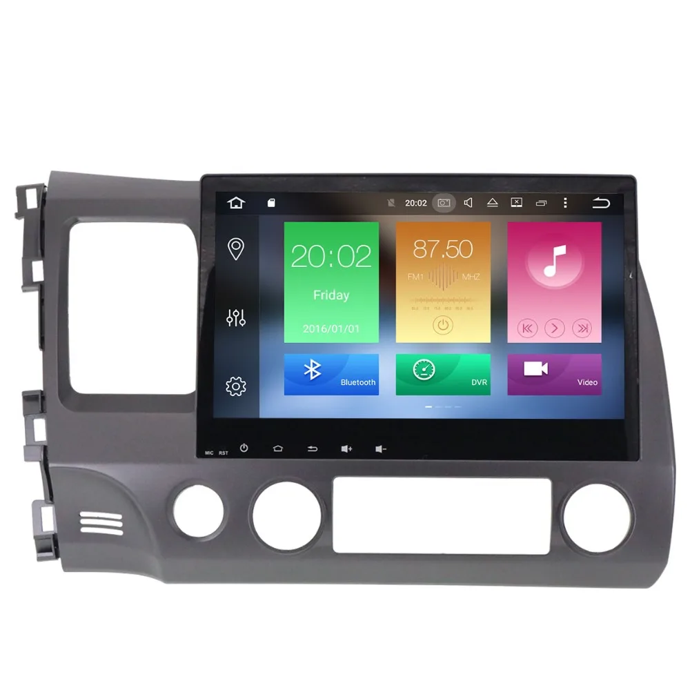 Автомобильный мультимедийный проигрыватель на Android 10 2 с GPS экраном 8 0 дюйма