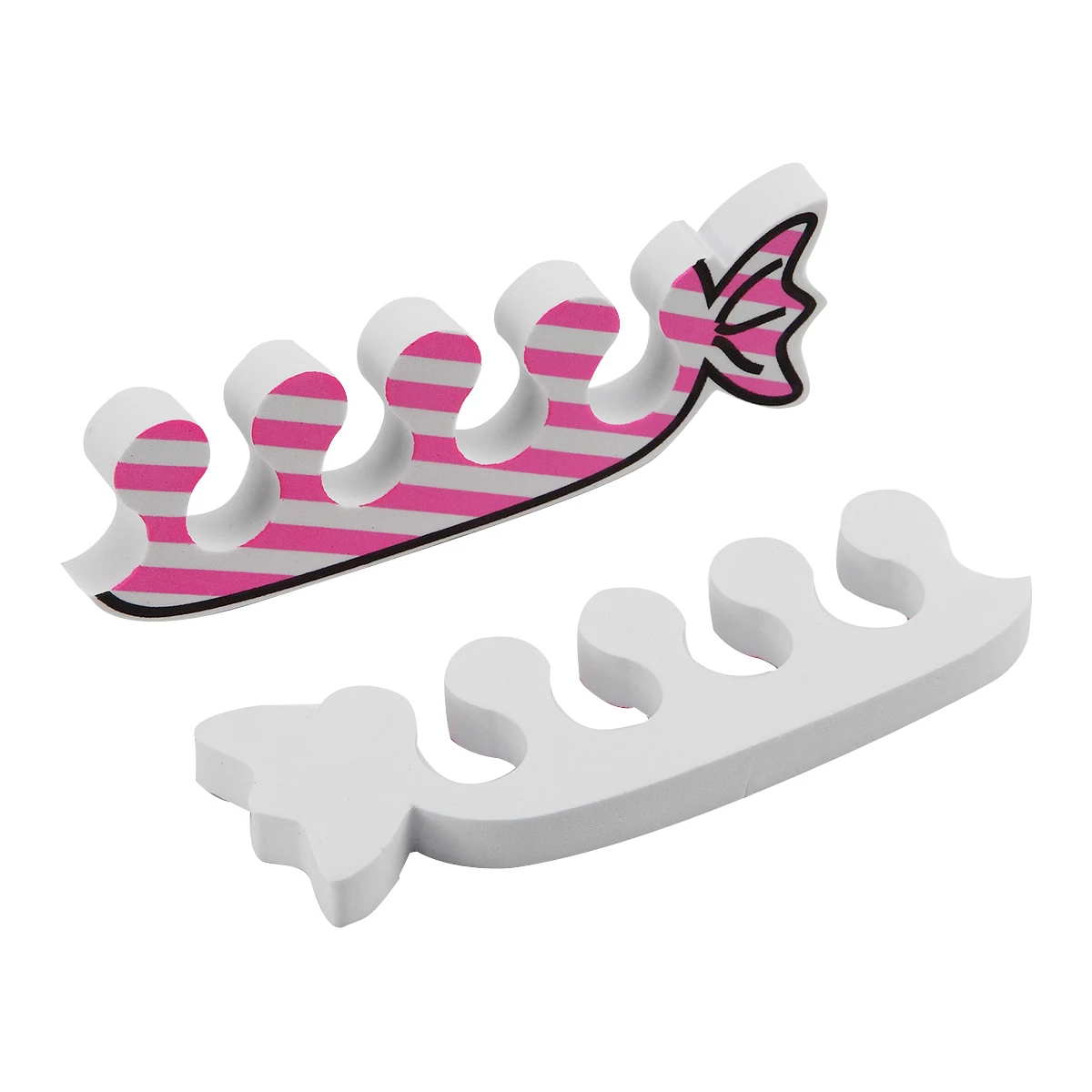 Monja 2 предмета разные цвета конфеты мягкий палец для дизайна ногтей сепараторы