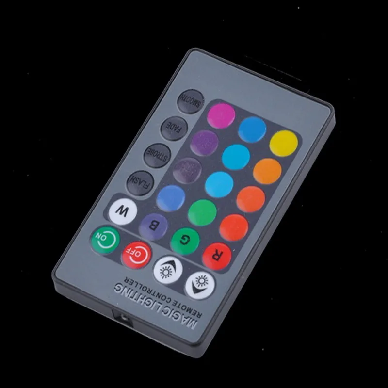 Светодиодная RGB лампа E27 точечный светильник праздничное освещение с ИК пультом