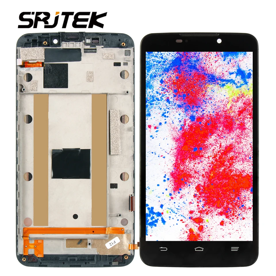 Srjtek 5 7 &quotдля ZTE N9520 ЖК дисплей сенсорный экран дигитайзер сенсор в сборе с рамкой