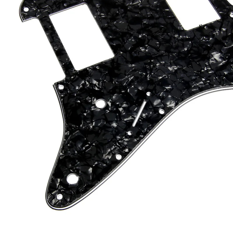 3 слойный черный перламутровый Чехол для гитары Stratocaster Strat 2 HH Humbucker высокое
