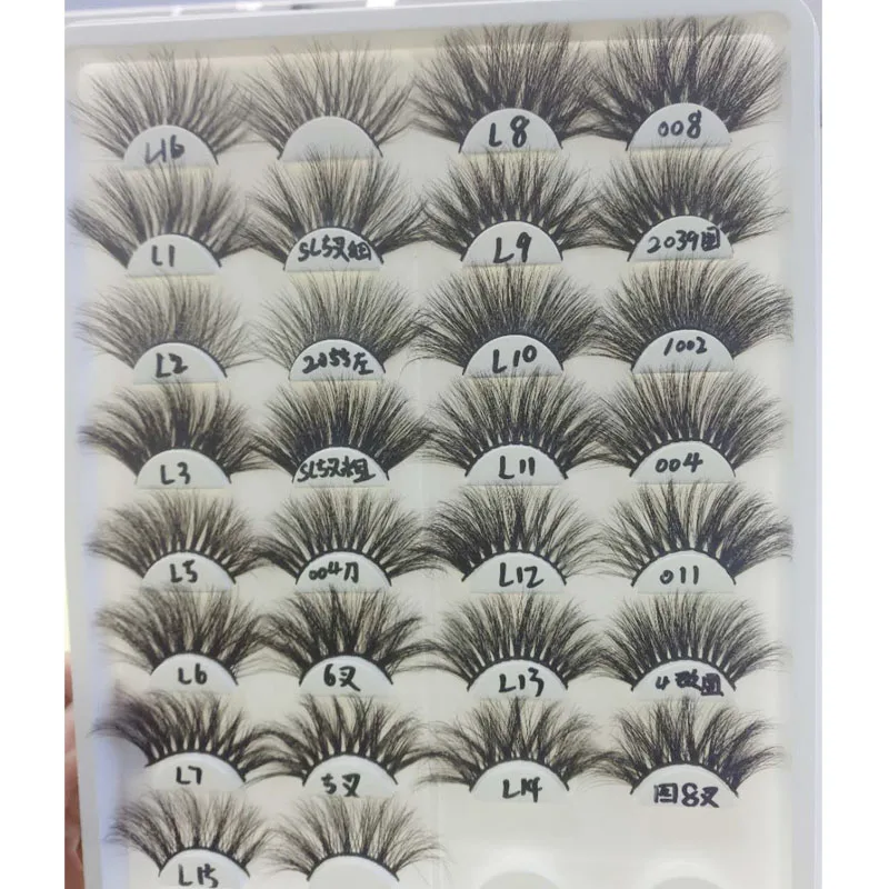 25mm mink eyelashes 3D long hair fluffy lashes dense thick | Красота и здоровье